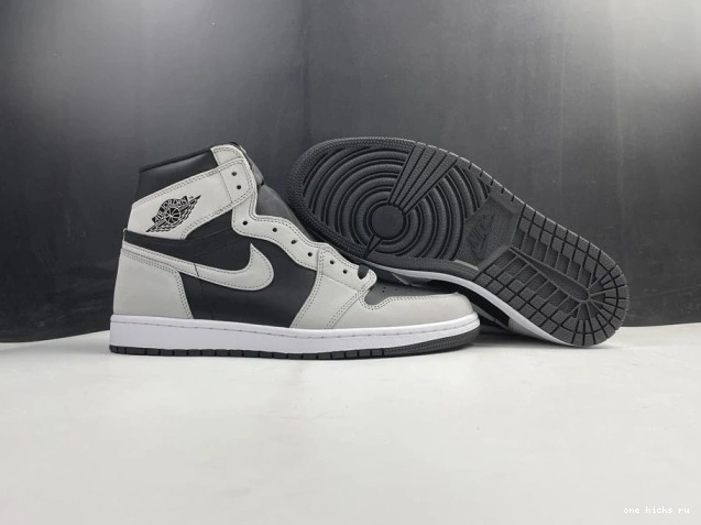 Rep 555088-035 Black Light Air Retro Grey White 1 Jordan Smoke High 0530